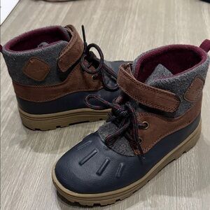 Carter's Navy and Brown Kids Boots
